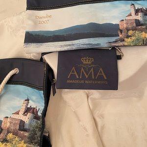 Amadeus Waterways Collectible Bags, clutch and coin bag attached (OLCC)
